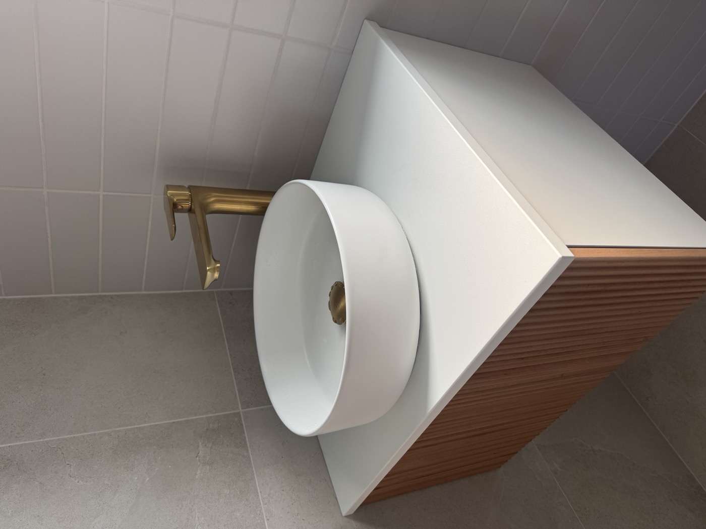 Luxury gold tapware installation Bondi Beach Eastern Suburbs plumber